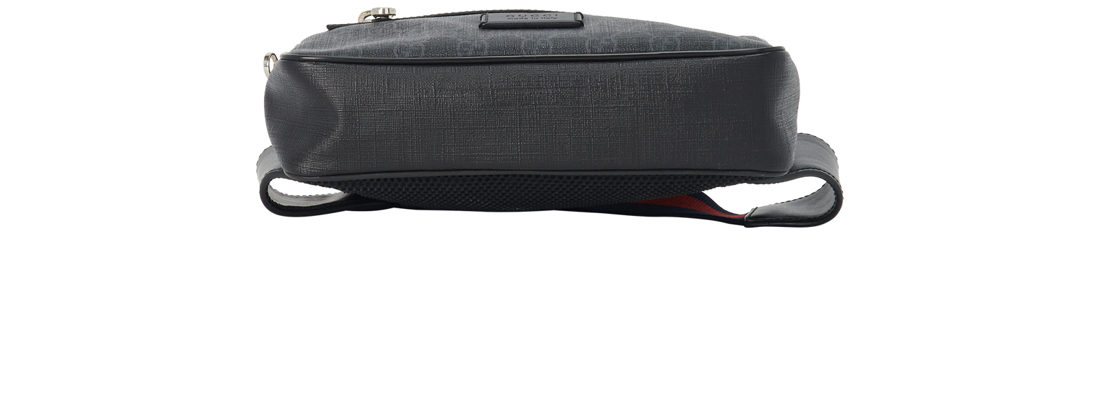 GG Belt Bag, &pound;480, Handbags, Black, Canvas, Top view